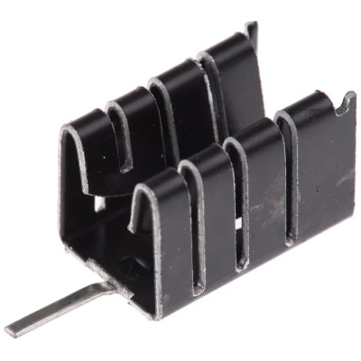 AAVID THERMALLOY Heatsink Black Anodised 20.3°C/W Thermal Resistance 13mm x 12.7mm x 19.5mm PF435G