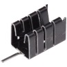 AAVID THERMALLOY Heatsink Black Anodised 20.3°C/W Thermal Resistance 13mm x 12.7mm x 19.5mm PF435G
