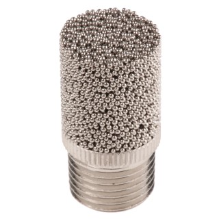 SMC Copper Pneumatic Silencer 1 MPa Threaded Male Connection 1/8 in R AN101-01