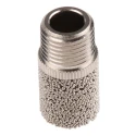 SMC Copper Pneumatic Silencer 1 MPa Threaded Male Connection 1/8 in R AN101-01