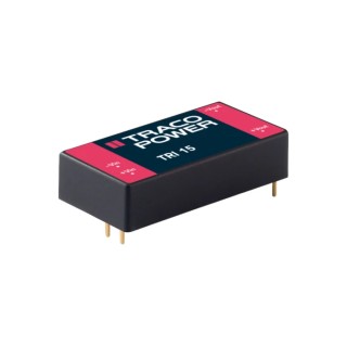 TRACOPOWER DC/DC Converter Dual Output 12V/-12V DC 625 mA 15 W Through Hole DIP Package TRI 15-4822