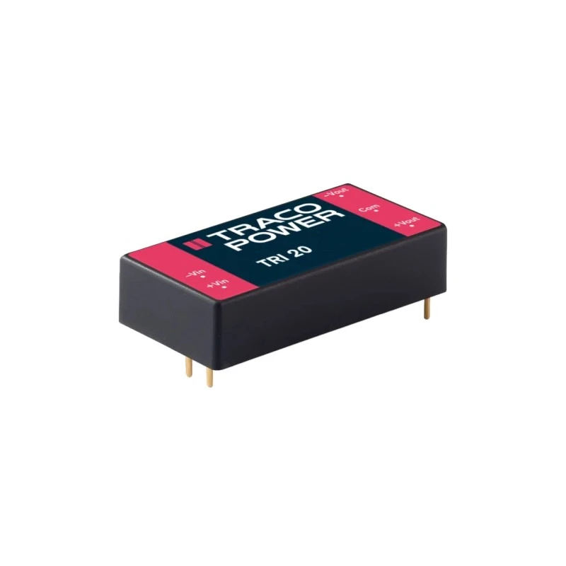 TRACOPOWER DC/DC Converter 15V DC 1.333A 36V DC Input 18V Input 20W Through Hole DIP Package TRI 20-2413