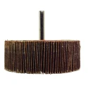 RS PRO Aluminium Oxide Abrasive Flap Wheel 80 mm Diameter, 30 mm Face Width, P120 Grit, 6 mm Shank, 6200 rpm 189-5755