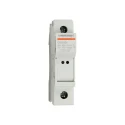 Mersen 32A Rail Mount Fuse Holder for 10 x 38 mm, 1P-Pole, Thermoplastic Case, 1 kV AC/DC, 690V AC G1062721 / CUS101