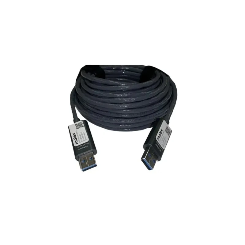 Molex IC Socket USB Cable Male USB Type A to Male USB Type A USB 3.1 Transparent 10 m 106413-4010