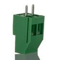 Phoenix Contact MKDS 3/2-5.08 Series Straight PCB Terminal Block, 2 Contacts, 5.08 mm Pitch, 24A, 400V, 1 Row 1711725