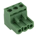Phoenix Contact MSTB 2.5/3-ST-5.08 Series Pluggable Terminal Block 3-Contact 5.08 mm Pitch 1 Row 630V 12A 1757022