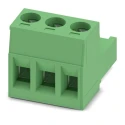 Phoenix Contact MSTB 2.5/3-ST-5.08 Series Pluggable Terminal Block 3-Contact 5.08 mm Pitch 1 Row 630V 12A 1757022