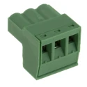 Phoenix Contact MSTB 2.5/3-ST-5.08 Series Pluggable Terminal Block 3-Contact 5.08 mm Pitch 1 Row 630V 12A 1757022