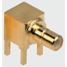 TE Connectivity SMB Series Coaxial Connector Through Hole Female Right Angle Body Solder 50 Ω 4 GHz 415340-1