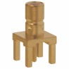 TE Connectivity SMB Series Coaxial Connector Through Hole Female, 50 Ω, Straight Body Solder 413990-1