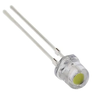 Nichia 5 mm (T-1 3/4) White Through Hole LED 3.1 V Forward Voltage 30 mA NSPW570GS-K1