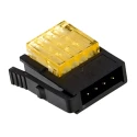 3M 4-Way IDC Connector Male for Cable, 1 Row 37104-B163-00E MB