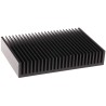 Fischer Elektronik Universal Rectangular Aluminium Heatsink Black Finish 27mm x 100mm x 150mm SK58-100-SA