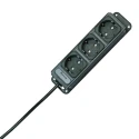 Kopp 1 m 3 Socket Extension Socket 16A 250V, Polyvinyl Chloride Jacket 127015013