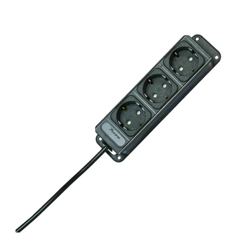 Kopp 1 m 3 Socket Extension Socket 16A 250V, Polyvinyl Chloride Jacket 127015013