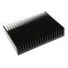 Fischer Elektronik Heatsink Universal Rectangular Aluminium Black Anodised 40 mm Height 150 mm Length 200 mm SK47-150-SA