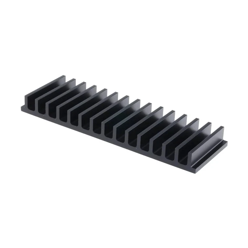 Fischer Elektronik Heatsink for PCBs Black Anodised 15 mm x 50 mm x 159 mm 2.5°C/W SK44-50-SA