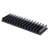 Fischer Elektronik Heatsink for PCBs Black Anodised 15 mm x 50 mm x 159 mm 2.5°C/W SK44-50-SA