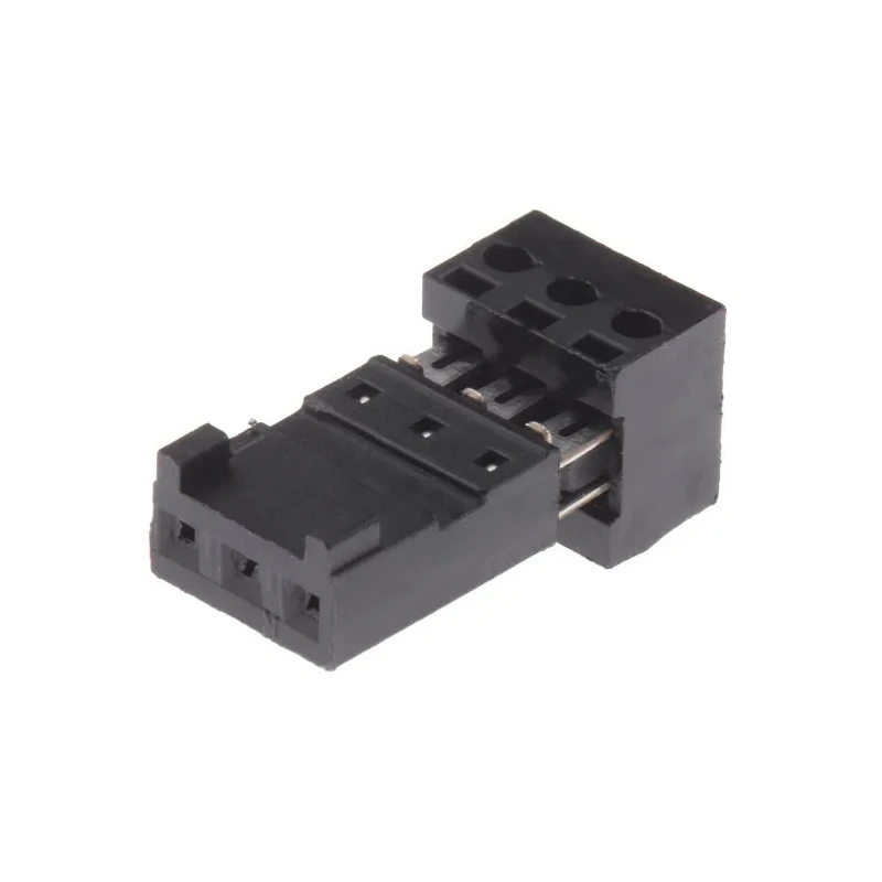 Wurth Elektronik 3-Way IDC Connector Female for Cable, 1 Row, 3A, 500V AC, Right Angle, Tin Plated 661003151922