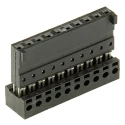 Stelvio Kontek 10-Way IDC Connector Female for Cable, 1 Row, 500V AC, 3A, Right Angle 661010151922