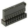 Stelvio Kontek 10-Way IDC Connector Female for Cable, 1 Row, 500V AC, 3A, Right Angle 661010151922