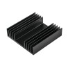 Fischer Elektronik Heatsink 1.5°C/W Thermal Resistance Aluminium Black Finish 25 mm Height 100 mm Length 97 mm SK04-100-SA