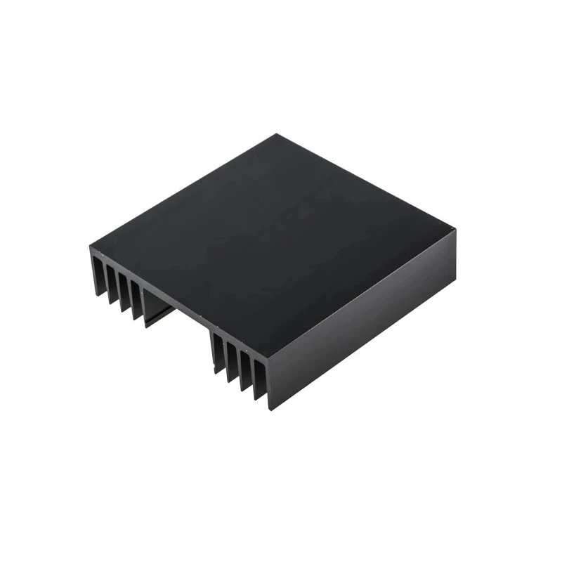 Fischer Elektronik Heatsink 1.5°C/W Thermal Resistance Aluminium Black Finish 25 mm Height 100 mm Length 97 mm SK04-100-SA