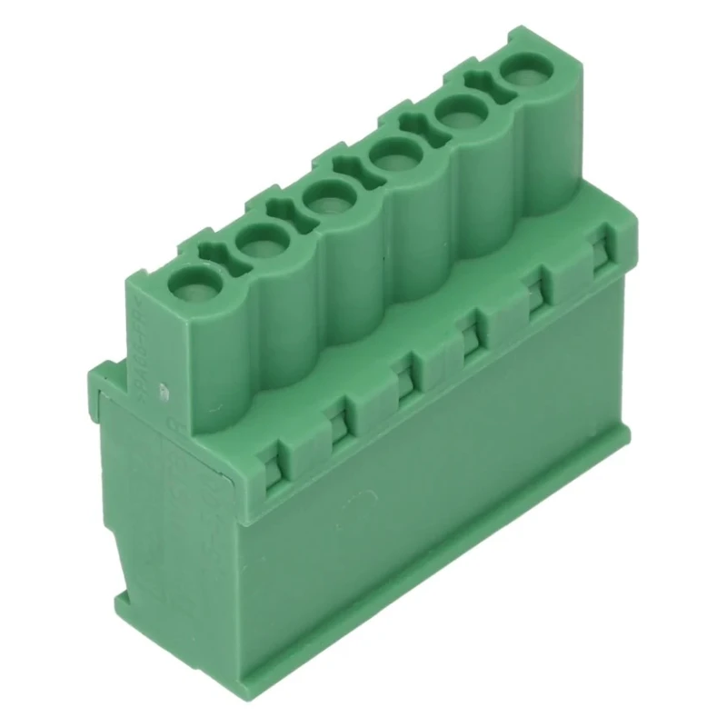 Phoenix Contact MVSTBR 2.5/6-ST-5.08 Series Pluggable Terminal Block, 6-Contact, 5.08 mm Pitch, 12A, 630V, Nylon 1792281