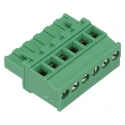 Phoenix Contact MVSTBR 2.5/6-ST-5.08 Series Pluggable Terminal Block, 6-Contact, 5.08 mm Pitch, 12A, 630V, Nylon 1792281