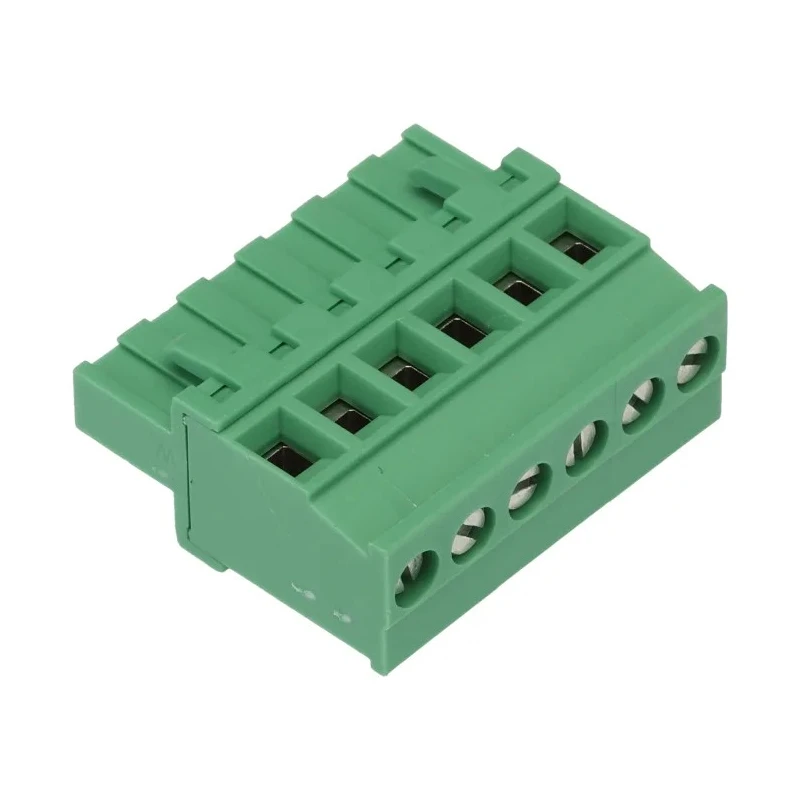 Phoenix Contact MVSTBR 2.5/6-ST-5.08 Series Pluggable Terminal Block, 6-Contact, 5.08 mm Pitch, 12A, 630V, Nylon 1792281