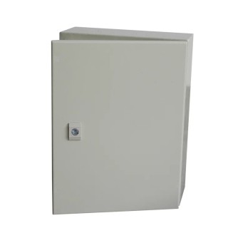 RS PRO Steel Wall Box Enclosure IP66, 600 mm x 400 mm x 250 mm, Double Lock System, IK10 IP66