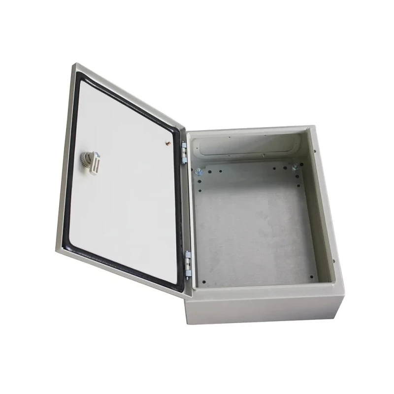 RS PRO Steel Wall Box Enclosure IP66, 600 mm x 400 mm x 250 mm, Double Lock System, IK10 IP66
