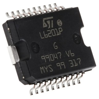 STMicroelectronics Brushed DC Motor Driver IC Full Bridge 48 V 4 A PowerSO 20-Pin L6201PS