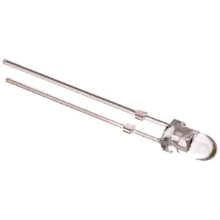 Bivar UV LED 400 nm 40 mW 30 ° Viewing Angle 2-Pin Through Hole Package UV5TZ-400-30