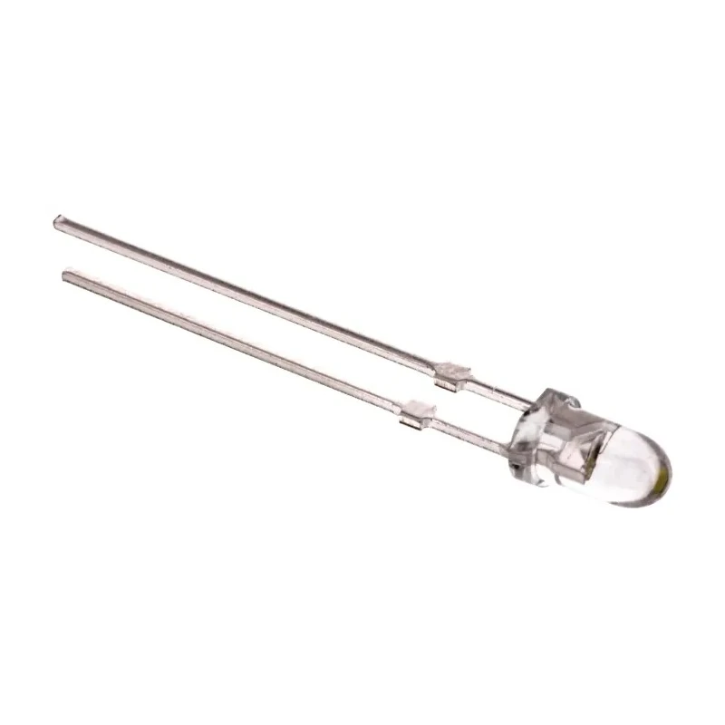 Bivar UV LED 400 nm 40 mW 30 ° Viewing Angle 2-Pin Through Hole Package UV5TZ-400-30