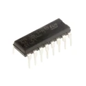 STMicroelectronics Brushed DC Motor Driver IC, Quad Configuration, 36 V 0.6 A Output, 16-Pin PDIP L293D