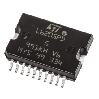 STMicroelectronics Brushed DC Motor Driver IC 52 V 2.8 A 20-Pin PowerSO L6205PD