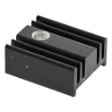 Fischer Elektronik Heatsink Black Anodised Aluminium for 5HWDLQLQJ VSULQJV IRU WUDQVLVWRUV 38.5°C/W Thermal SK95-15 SOT 32 S