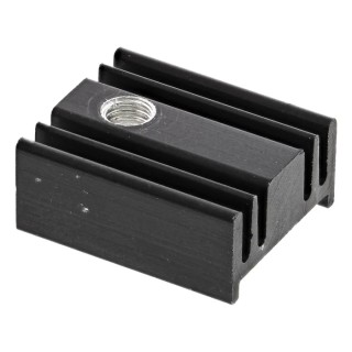 Fischer Elektronik Heatsink Black Anodised Aluminium for 5HWDLQLQJ VSULQJV IRU WUDQVLVWRUV 38.5°C/W Thermal SK95-15 SOT 32 S