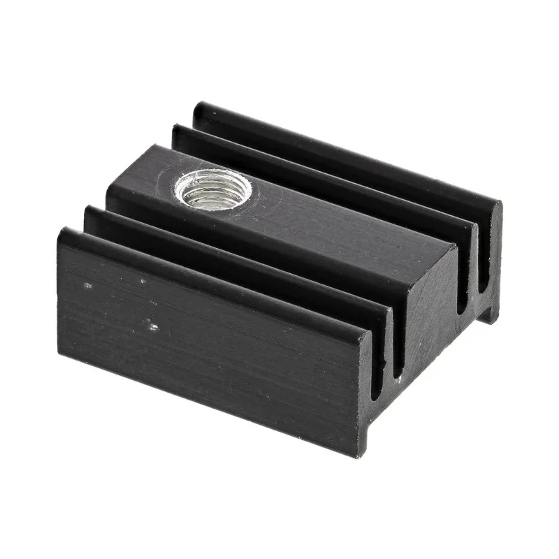 Fischer Elektronik Heatsink Black Anodised Aluminium for 5HWDLQLQJ VSULQJV IRU WUDQVLVWRUV 38.5°C/W Thermal SK95-15 SOT 32 S
