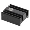 Fischer Elektronik Heatsink Black Anodised Aluminium for 5HWDLQLQJ VSULQJV IRU WUDQVLVWRUV 38.5°C/W Thermal SK95-15 SOT 32 S