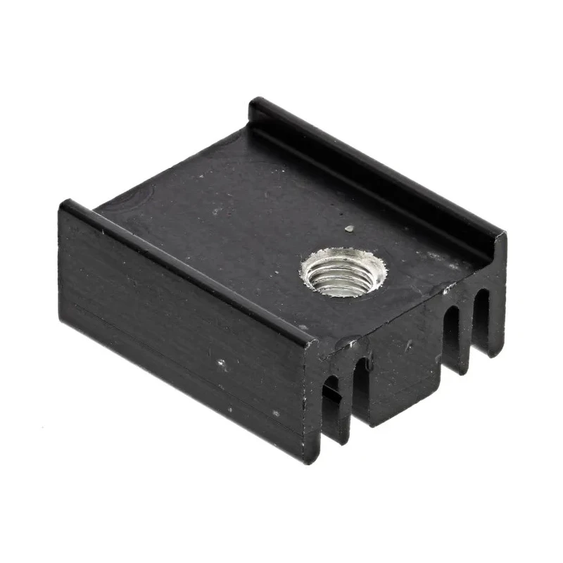 Fischer Elektronik Heatsink Black Anodised Aluminium for 5HWDLQLQJ VSULQJV IRU WUDQVLVWRUV 38.5°C/W Thermal SK95-15 SOT 32 S