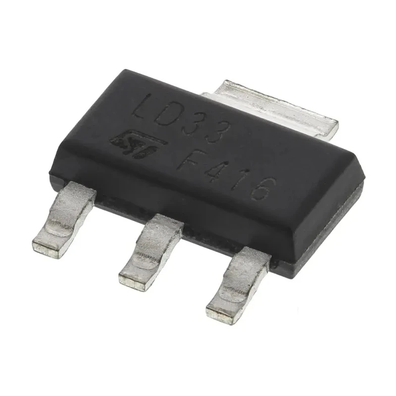 STMicroelectronics Voltage Regulator, 15V, 800mA, SOT-223 Package, 4-Pin Surface Mount LD1117S33TR