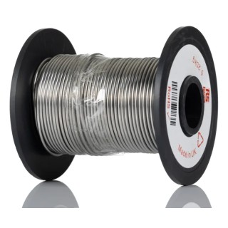 RS PRO Silver mm Resistance Wire 60 m Nickel Chrome Conductor 0.71 mm Diameter Maximum 1150°C Operating Temperature 714-1732