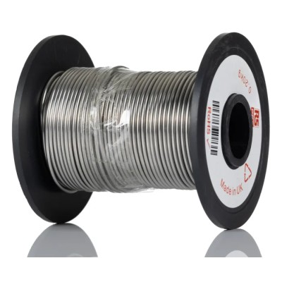 RS PRO Silver mm Resistance Wire 60 m Nickel Chrome Conductor 0.71 mm Diameter Maximum 1150°C Operating Temperature 714-1732