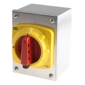 Craig & Derricott 6-Pole Base Isolator Switch IP65, 20A, 7.5 kW, 690V AC 
