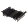 Fischer Elektronik Heatsink Guide Rails For PCBs Mounting Parts, Aluminium, Black Anodised, 2.5°C/W Thermal SK01-75-SA