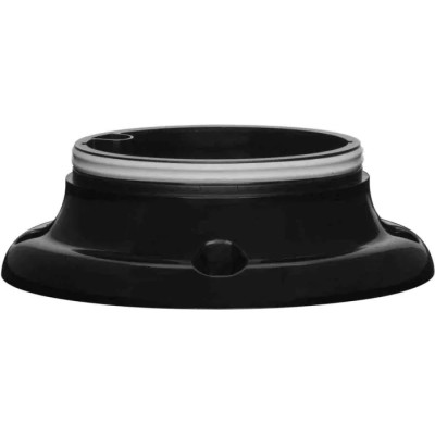 RS PRO Surface Mount Flat Base 24V AC/DC, IP66, CE Certified, Black Housing IP66