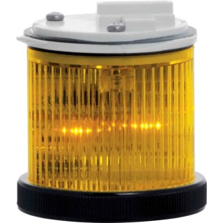RS PRO Yellow Flashing Steady Effect Beacon Unit LED Bulb 24V AC/DC IP66 IP66